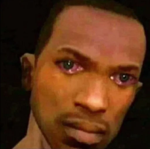 🥺 Стикер «CJ / Gta san andreas» для Telegram