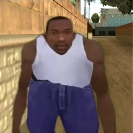 🧍‍♂ Стикер «CJ / Gta san andreas» для Telegram