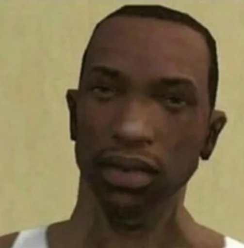 🗿 Стикер «CJ / Gta san andreas» для Telegram