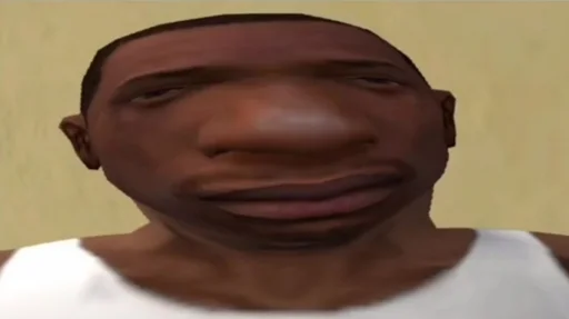 😐 Стикер «CJ / Gta san andreas» для Telegram