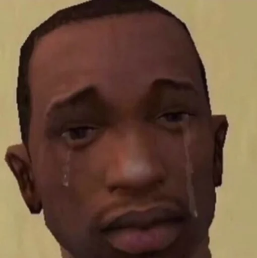 😢 Стикер «CJ / Gta san andreas» для Telegram