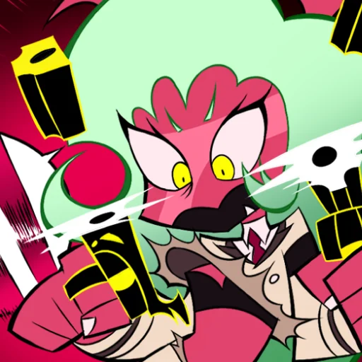 🍓 Стикер «Отель Хазбин Hazbin Hotel» для Telegram