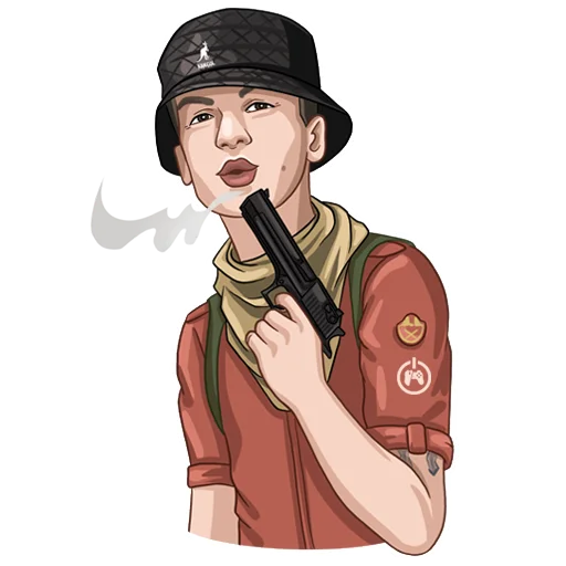 🔫 Стикер «CKS TEAM» для Telegram