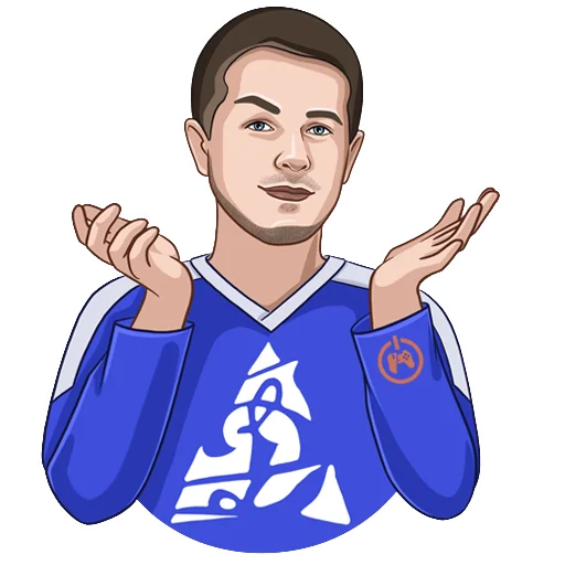 🤷‍♂️ Стикер «CKS TEAM» для Telegram