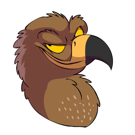 😏 Стикер «Clanga (Spotted Eagle)» для Telegram
