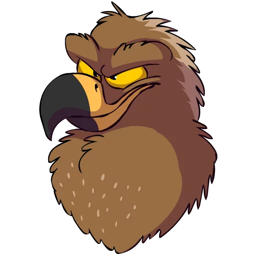 😡 Стикер «Clanga (Spotted Eagle)» для Telegram