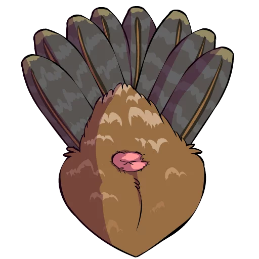 🍑 Стикер «Clanga (Spotted Eagle)» для Telegram