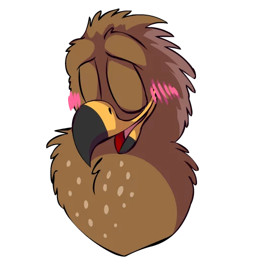 😚 Стикер «Clanga (Spotted Eagle)» для Telegram
