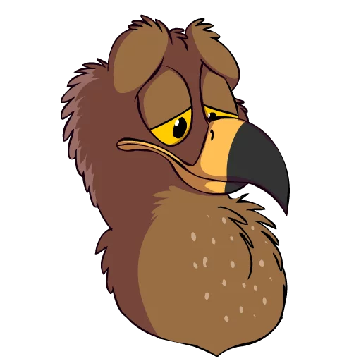 🙁 Стикер «Clanga (Spotted Eagle)» для Telegram