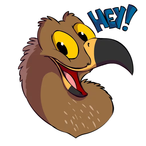Стикерпак Clanga (Spotted Eagle) для Telegram