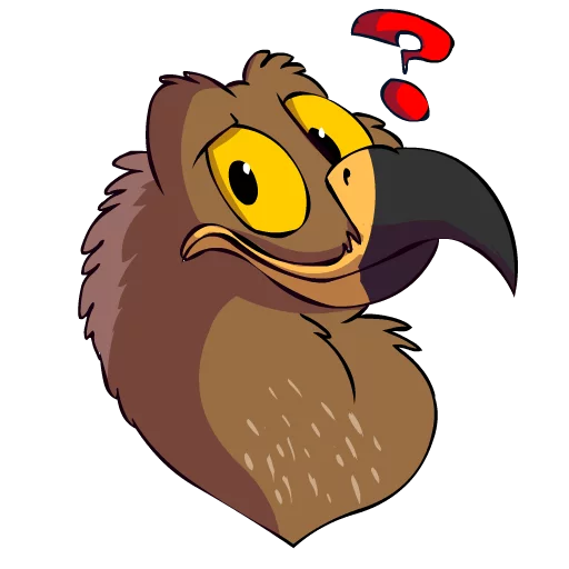 🤔 Стикер «Clanga (Spotted Eagle)» для Telegram