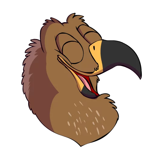 😆 Стикер «Clanga (Spotted Eagle)» для Telegram
