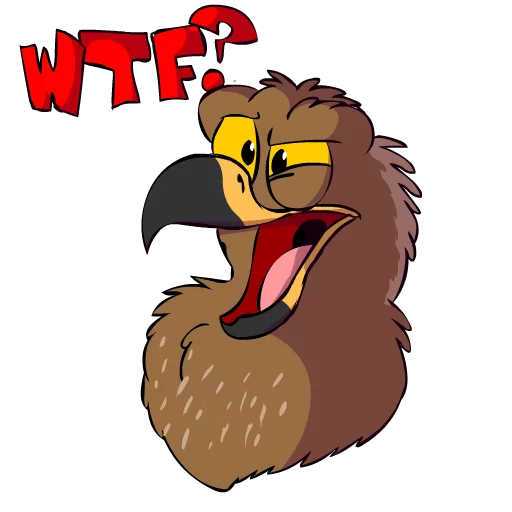 😦 Стикер «Clanga (Spotted Eagle)» для Telegram