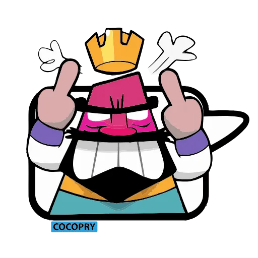 🖕 Стикер «Clash royale» для Telegram