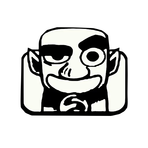😈 Стикер «Clash royale» для Telegram