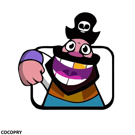 💪 Стикер «Clash royale» для Telegram