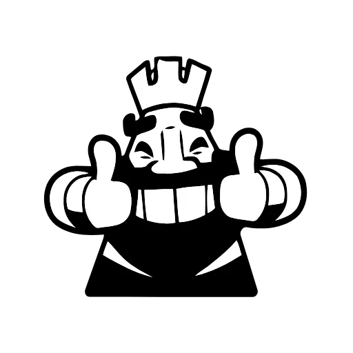👍 Стикер «Clash royale» для Telegram
