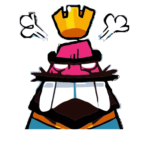 😡 Стикер «Clash royale» для Telegram