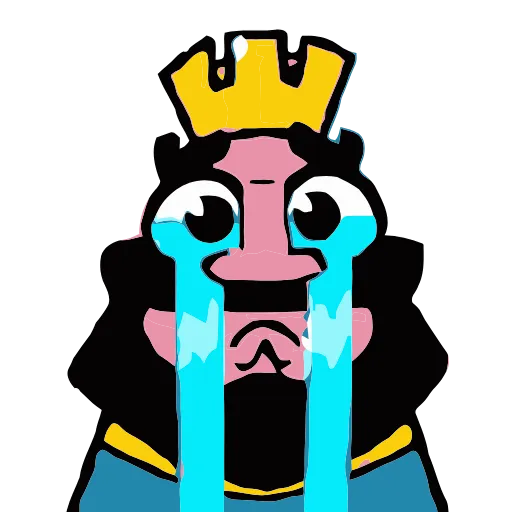 😭 Стикер «Clash royale» для Telegram