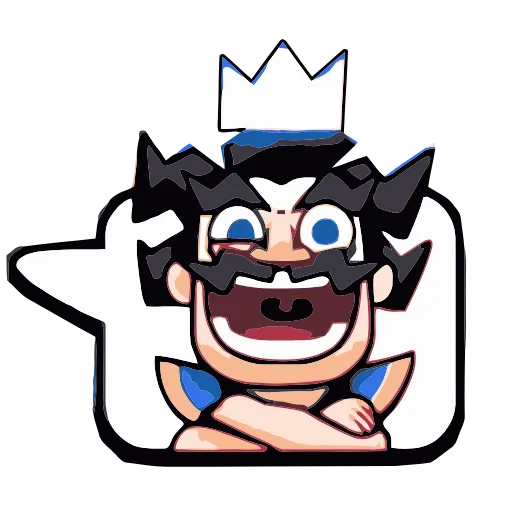 😈 Стикер «Clash royale» для Telegram