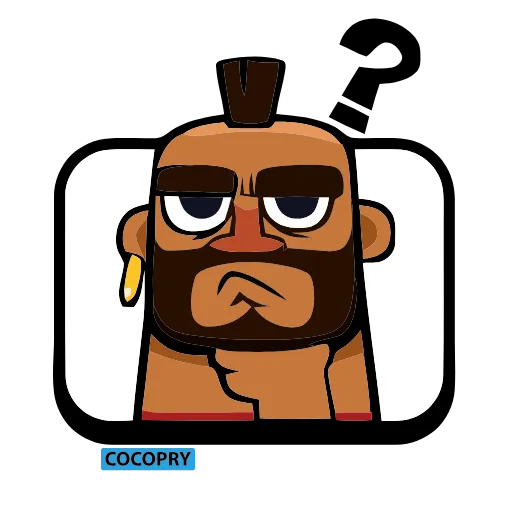 🤔 Стикер «Clash royale» для Telegram
