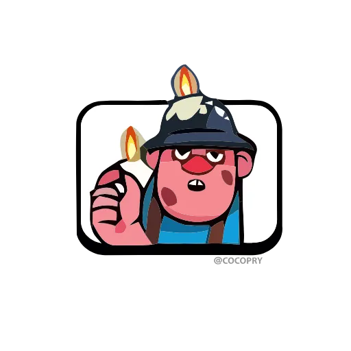 🕯 Стикер «Clash royale» для Telegram