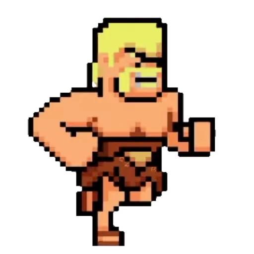 🦵 Стикер «Clash pixels» для Telegram