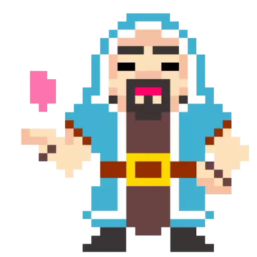😘 Стикер «Clash pixels» для Telegram