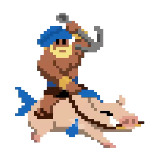 🧙 Стикер «Clash pixels» для Telegram