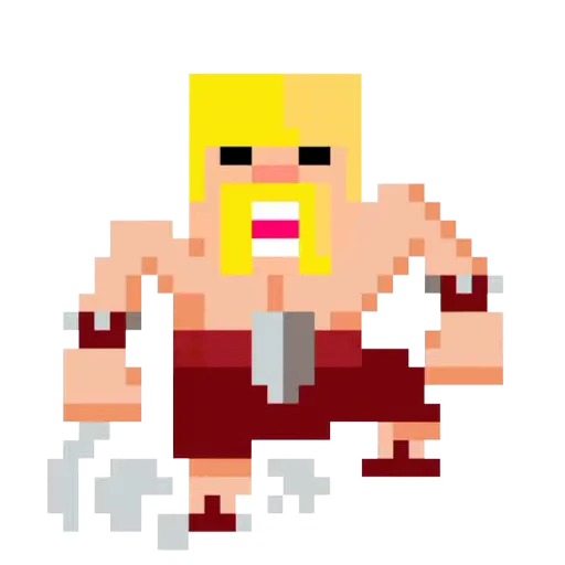😡 Стикер «Clash pixels» для Telegram