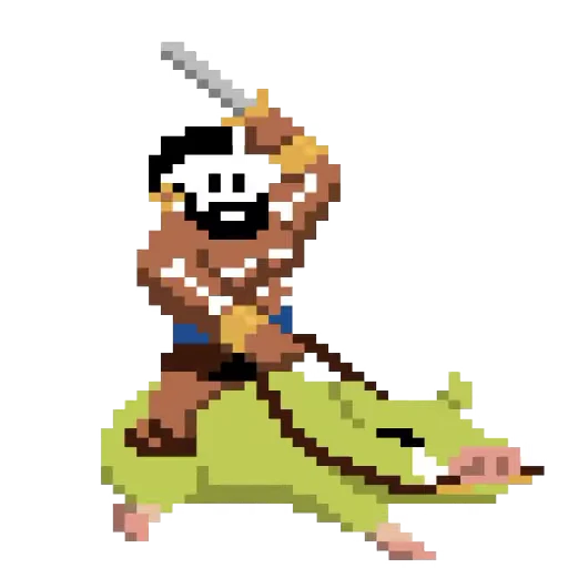 🧟 Стикер «Clash pixels» для Telegram