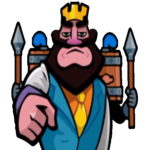 🤨 Стикер «Clash Royale emotes 2» для Telegram