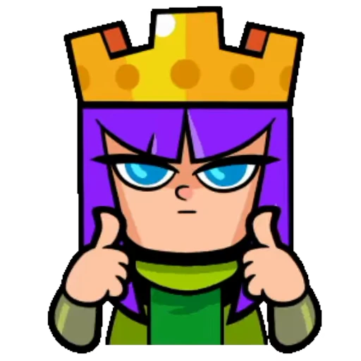 👍 Стикер «Clash Royale emotes 2» для Telegram