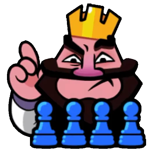 🧐 Стикер «Clash Royale emotes 2» для Telegram