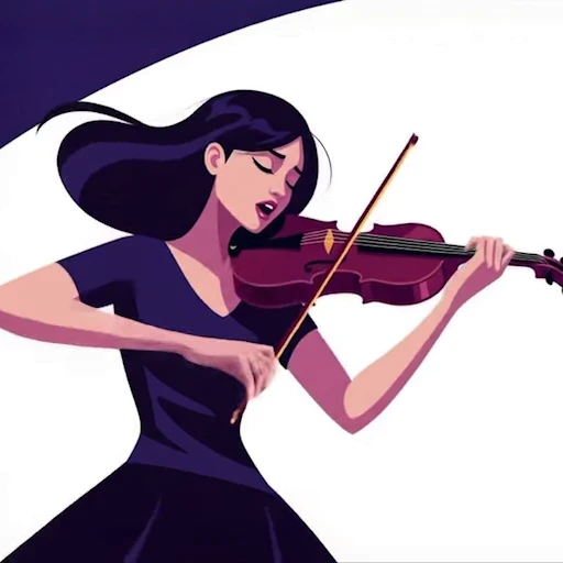 🎻 Стикер «Classical music» для Telegram