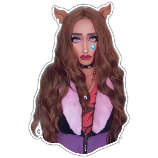 🥲 Стикер «CLAWDEEN WOLF» для Telegram