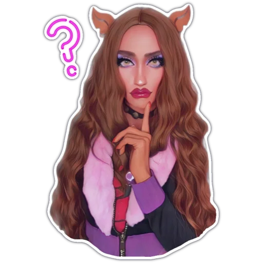 🤔 Стикер «CLAWDEEN WOLF» для Telegram
