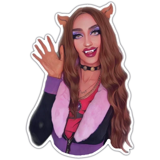 👋 Стикер «CLAWDEEN WOLF» для Telegram