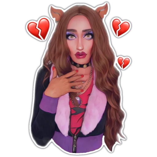 💔 Стикер «CLAWDEEN WOLF» для Telegram