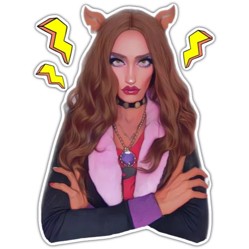 ☹️ Стикер «CLAWDEEN WOLF» для Telegram