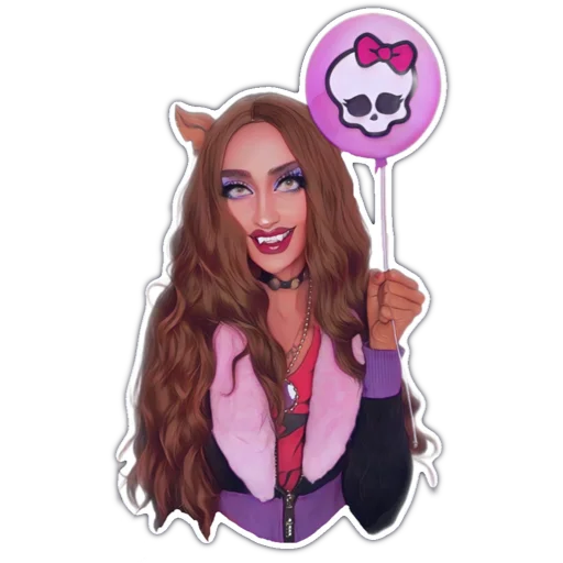 🎈 Стикер «CLAWDEEN WOLF» для Telegram