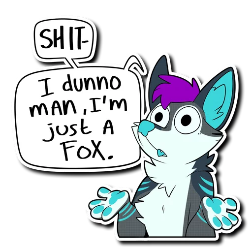 🦊 Стикер «Clay» для Telegram