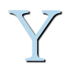 🩵 Эмодзи «Голубые буквы с тенью, русские и английские» для Telegram