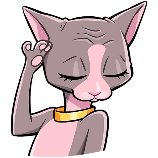 😌 Стикер «Клео 2 Без Текста» для Telegram