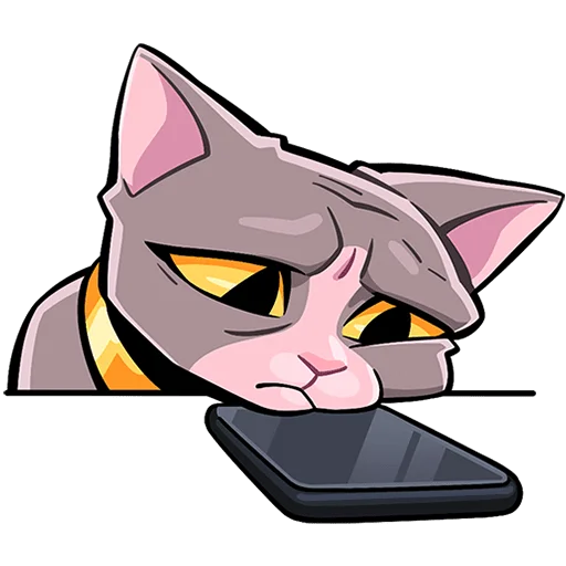 😔 Стикер «Клео 2 Без Текста» для Telegram