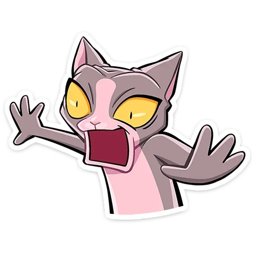 😱 Стикер «Клео 2» для Telegram