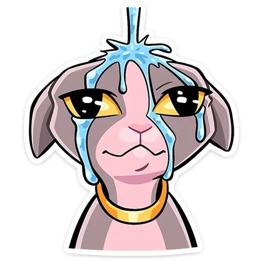😭 Стикер «Клео 2» для Telegram