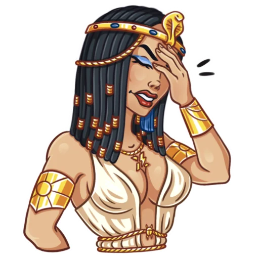 🤦‍♀️ Стикер «Cleopatra» для Telegram