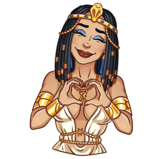 🫶 Стикер «Cleopatra» для Telegram