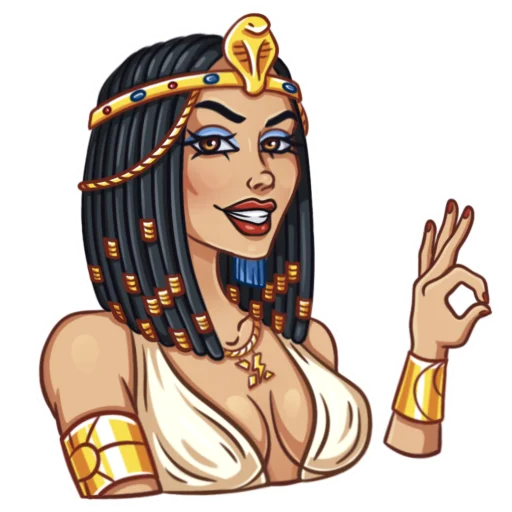 👌 Стикер «Cleopatra» для Telegram